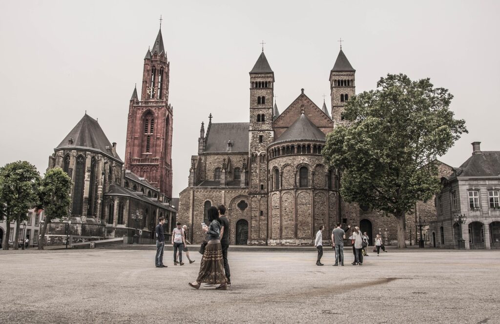 maastricht, square, the breakfast, netherlands, towers, cathedral, atmosphere, maastricht, maastricht, maastricht, maastricht, maastricht